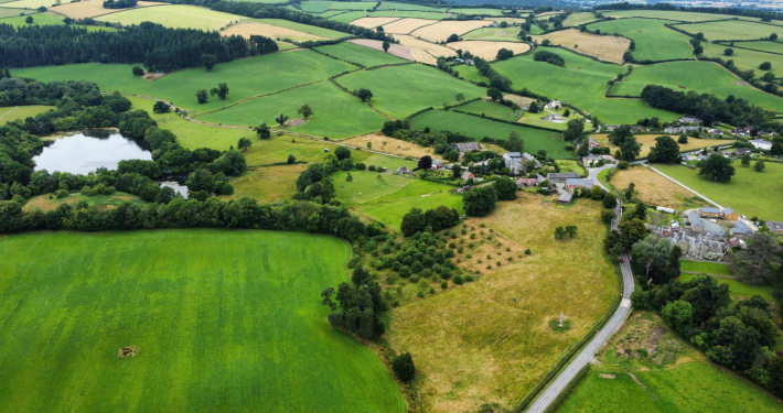 Aerial Photo of Titley
